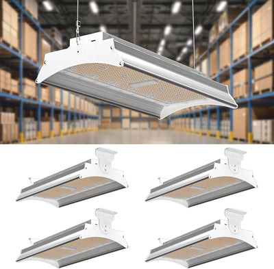 Luz lineal bahía alta 250W aluminio 5000K iluminación comercial