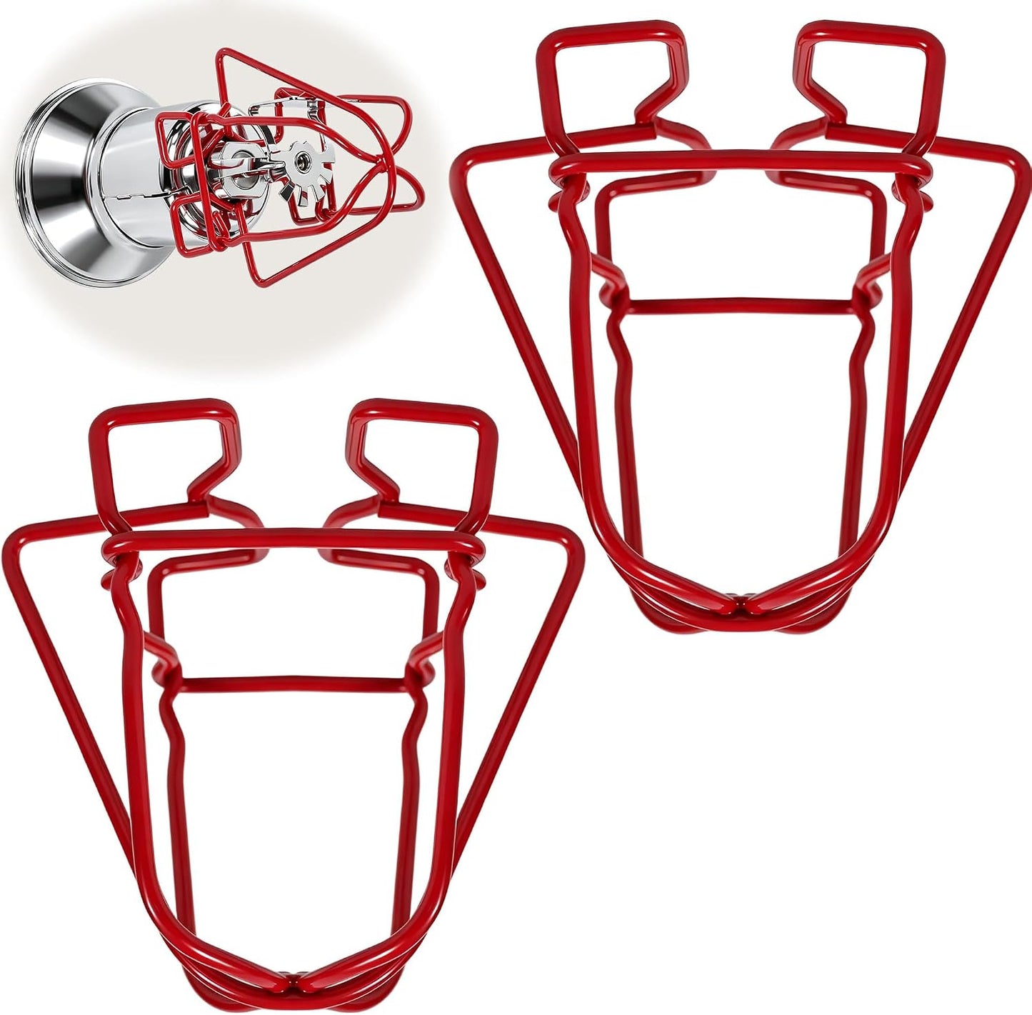 2 Protectores cabeza rociador 3/4pulg IPS pared