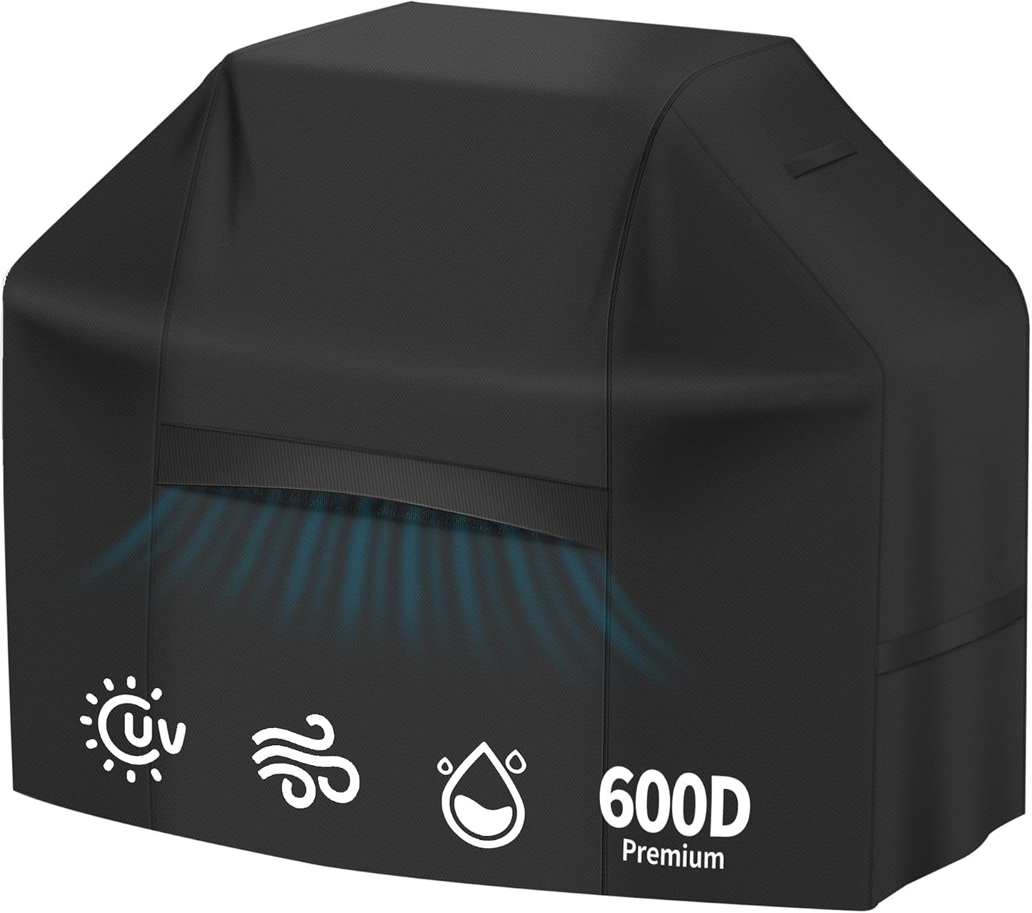 Funda parrilla BBQ 70pulg 600D impermeable para Weber