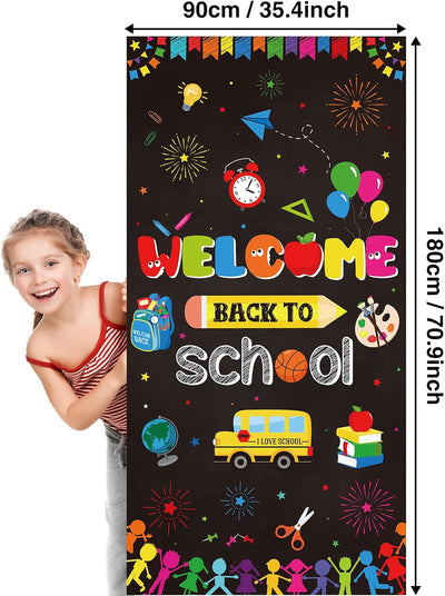 Pancarta colgante regreso a clases 70.8x35.4pulg