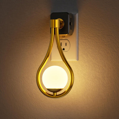 Luz nocturna LED regulable 0-100 lm rotación 330°