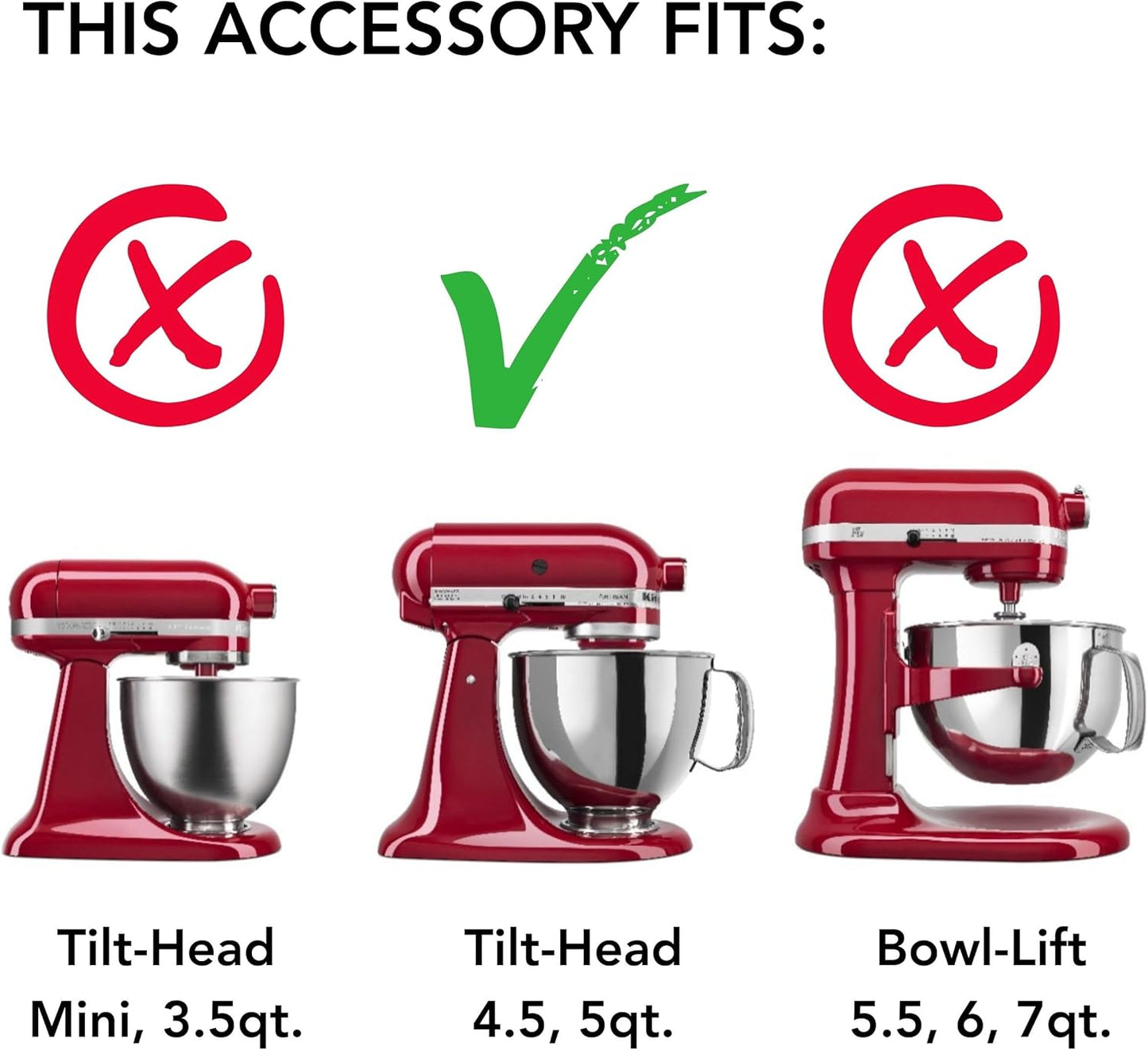 Cuenco de cerámica con corazones para batidora KitchenAid