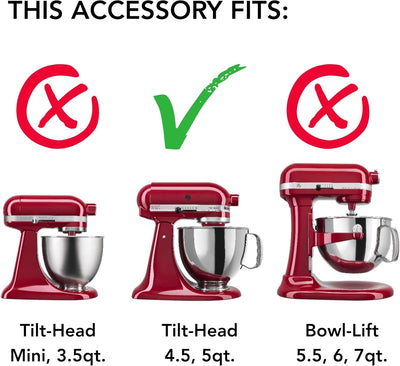 Cuenco de cerámica con corazones para batidora KitchenAid