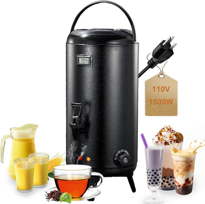 Dispensador bebidas acero inox 12L térmico con calentamiento