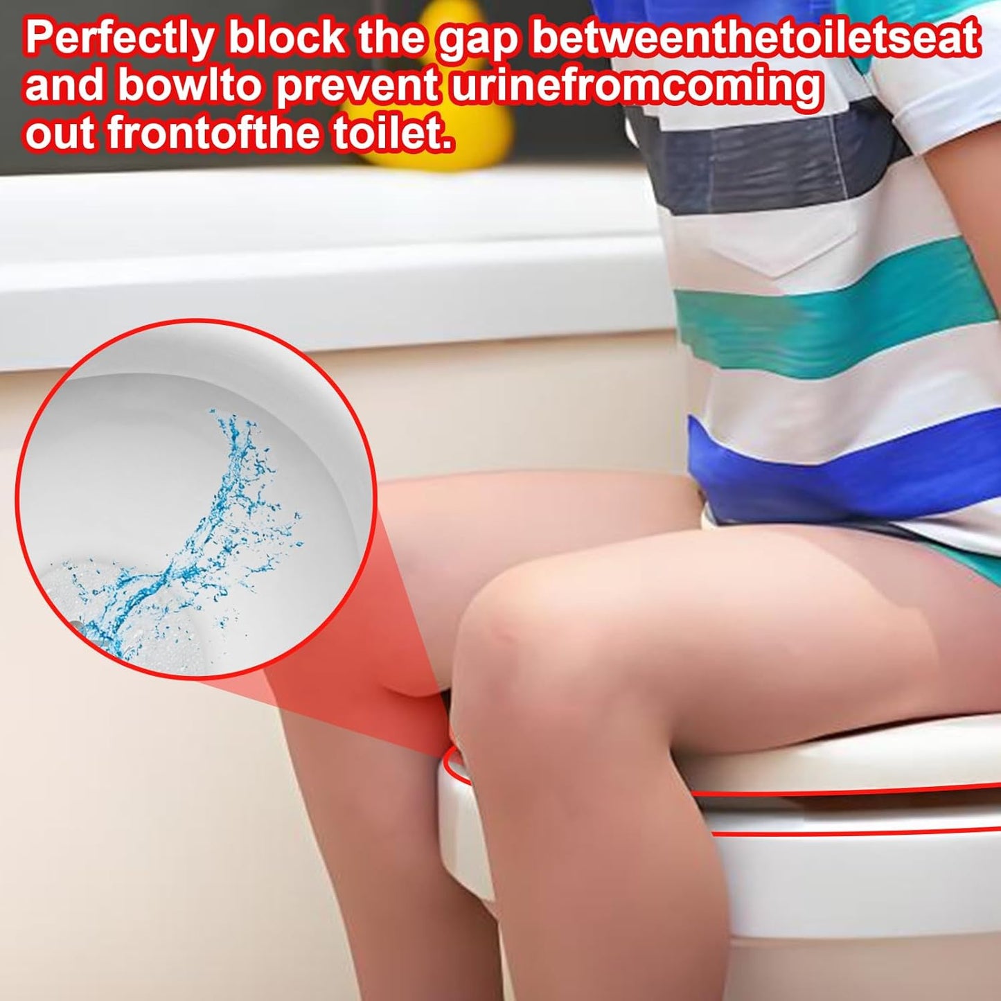 Protector antisalpicaduras asiento inodoro niños