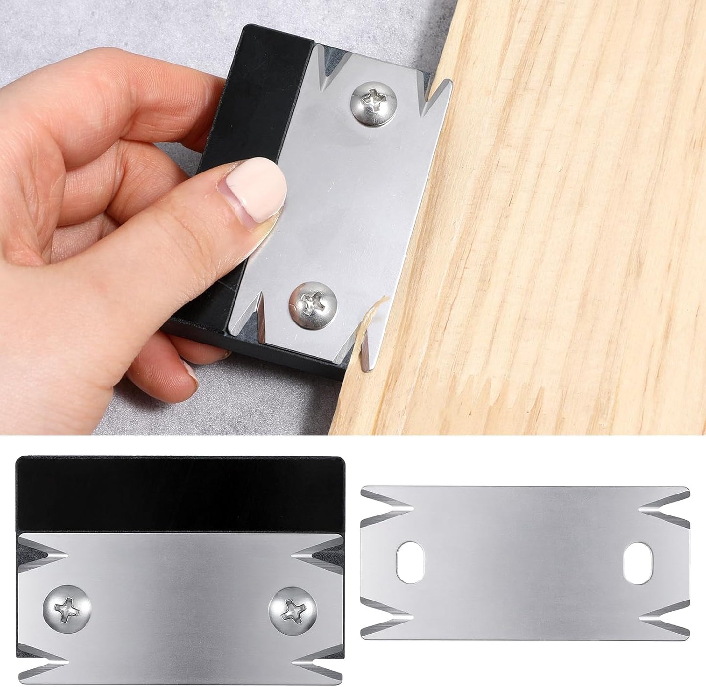 Cortadora bordes carpintería cuchilla raspadora acero inox