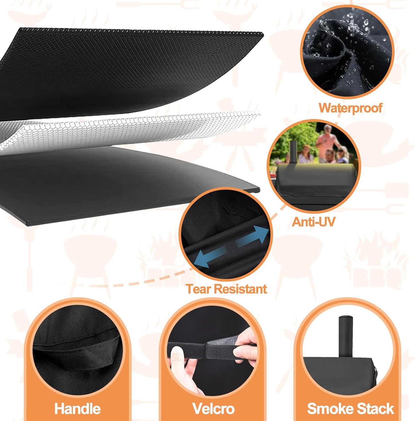 Funda impermeable Nexgrill Oakford 1150 Pro Grill 600D