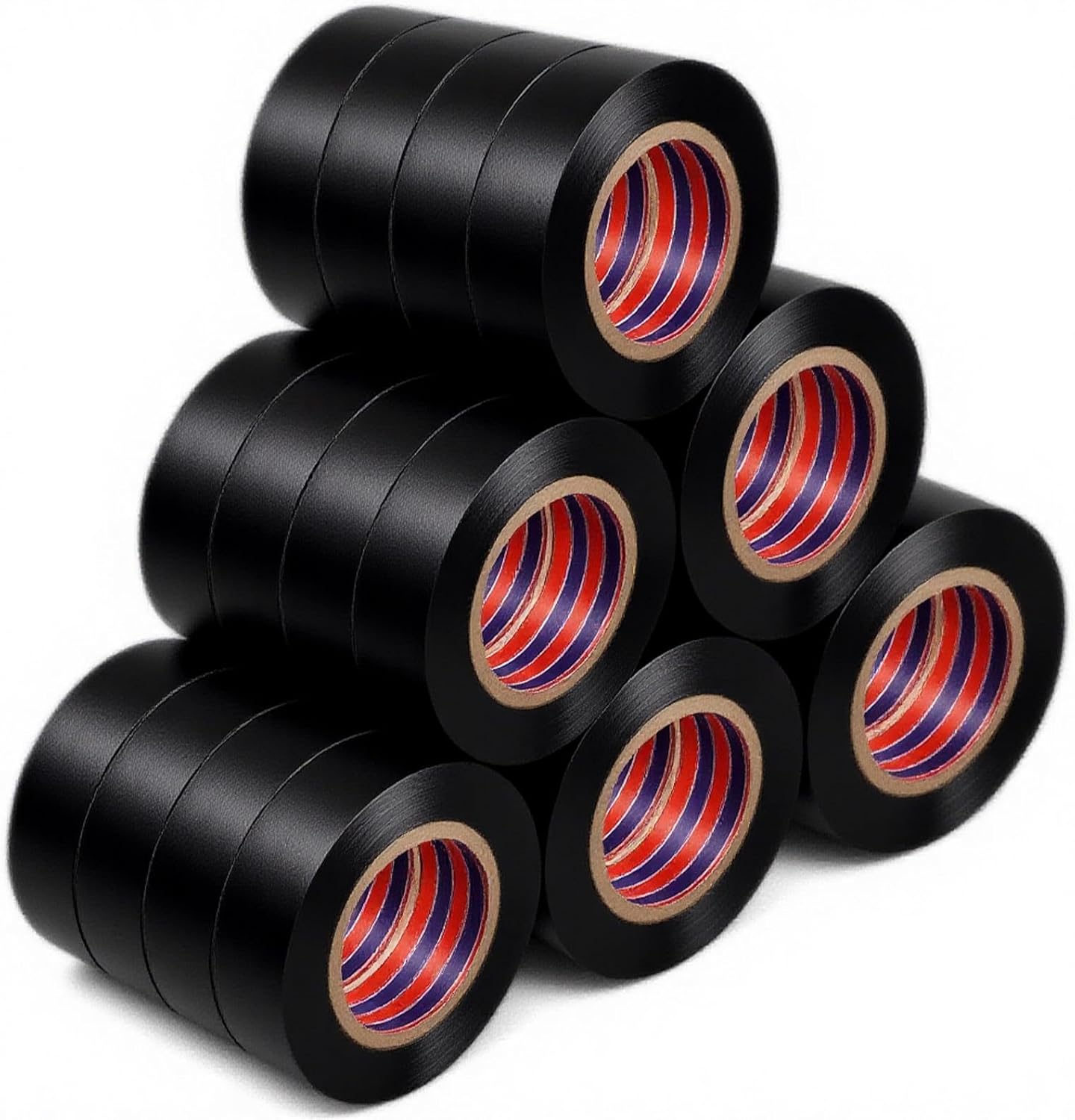 Cinta eléctrica negra 0.75pulg x66pies impermeable aislante
