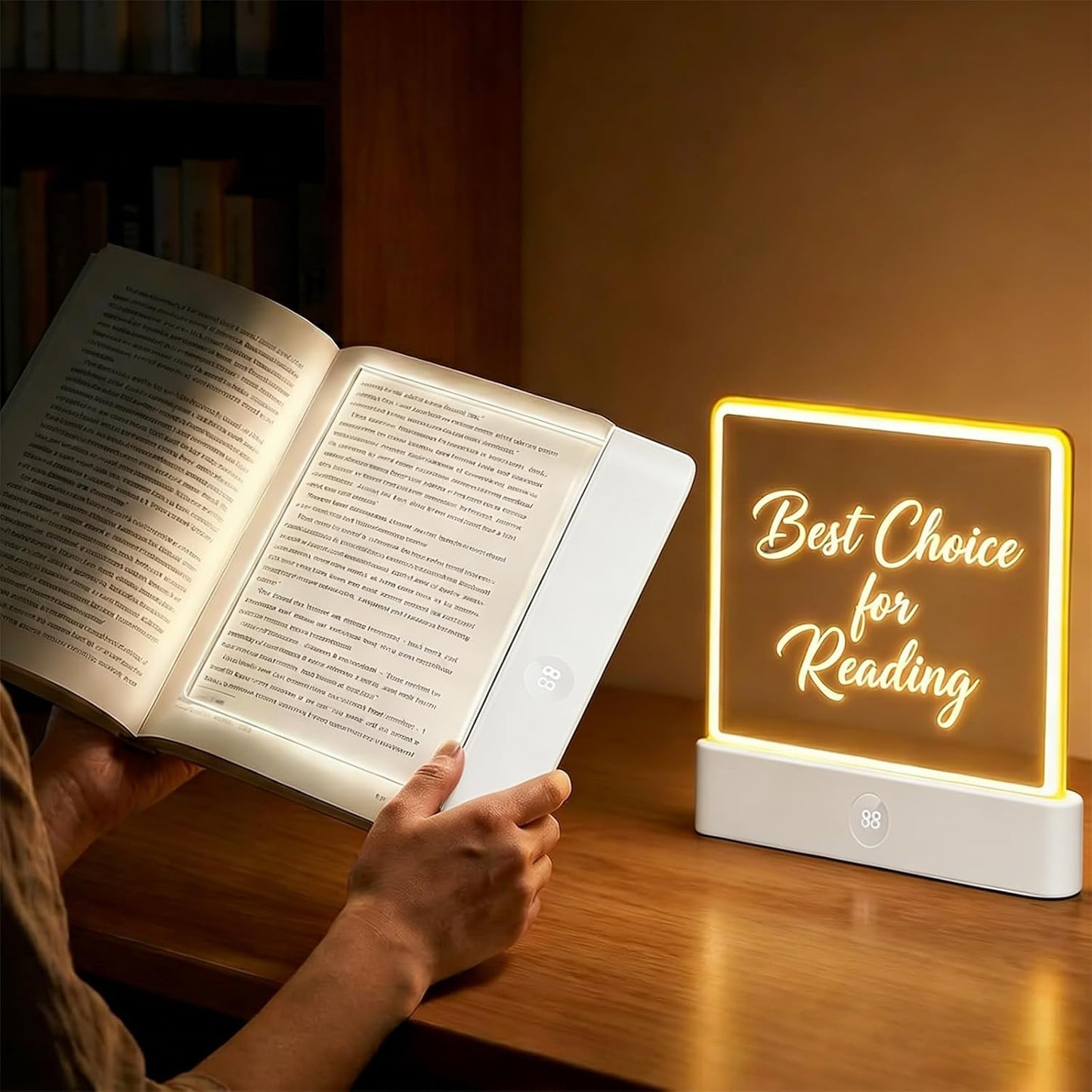 Lámpara LED recargable para leer en la cama