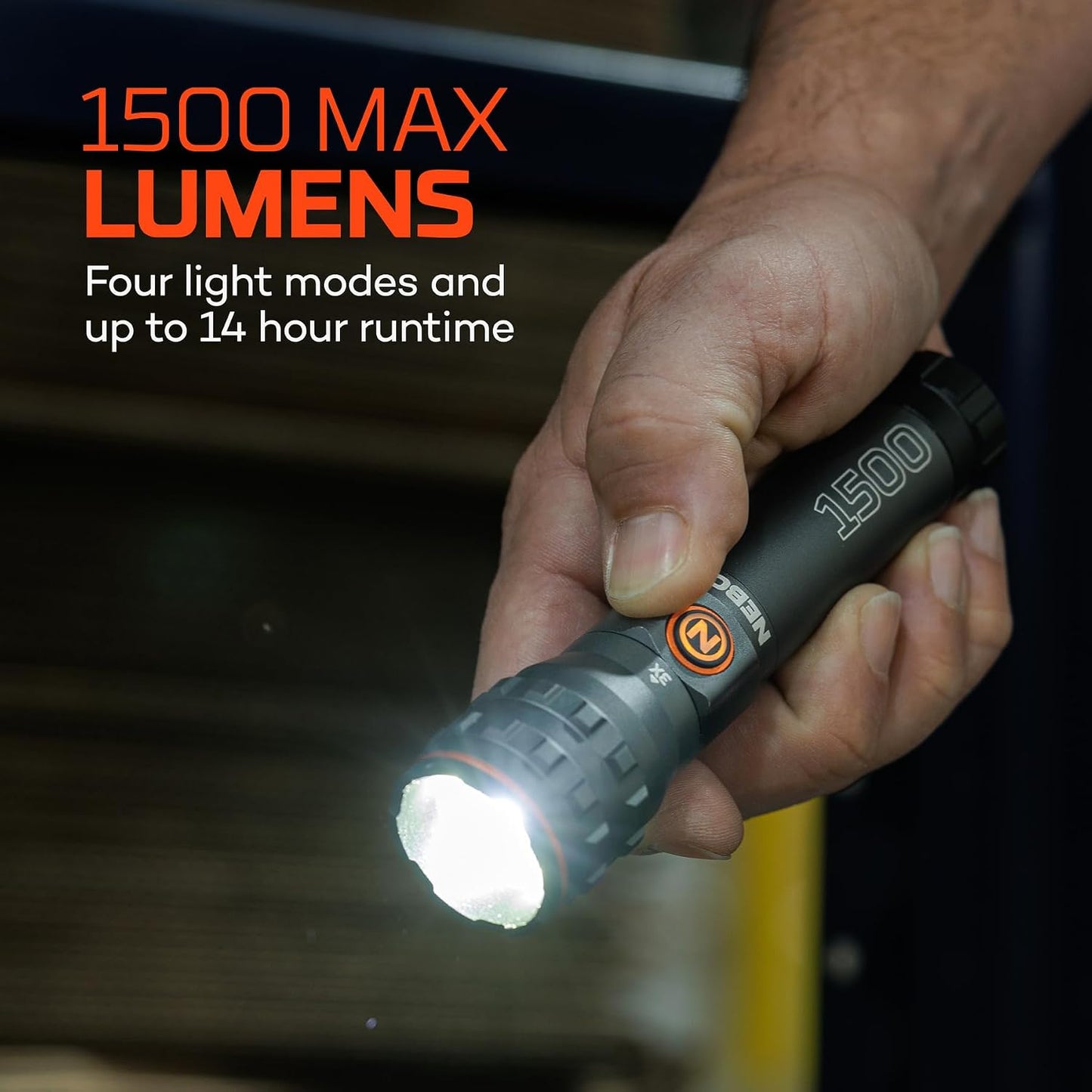 2 Linternas EDC 1500lm LED USB-C 4 Modos 14h IPX7