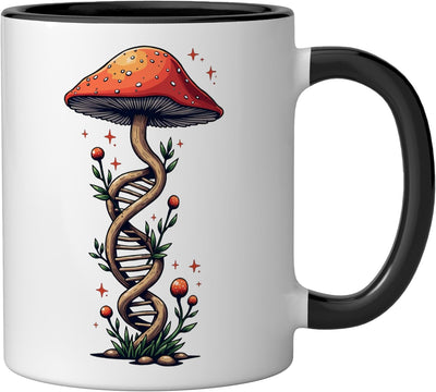 Taza cerámica para recolección de hongos morelos negro/blanco