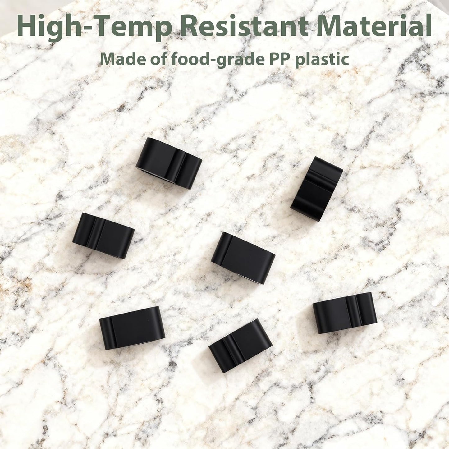 12 Clips Silicona Antiderrap para Tapa Horno Holandés