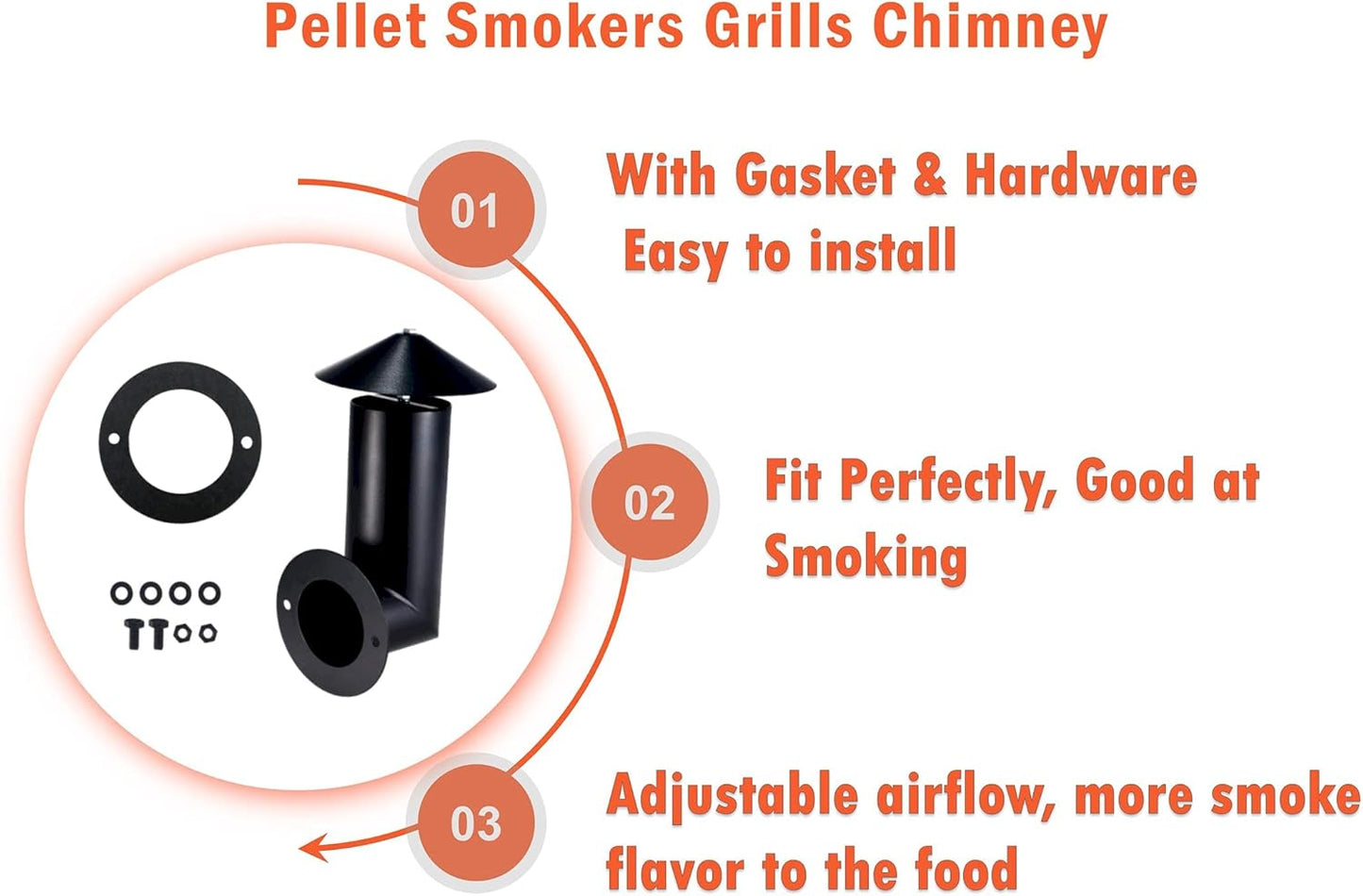 Pila humo parrilla pellets Traeger 22/34 chimenea Pit Boss 700