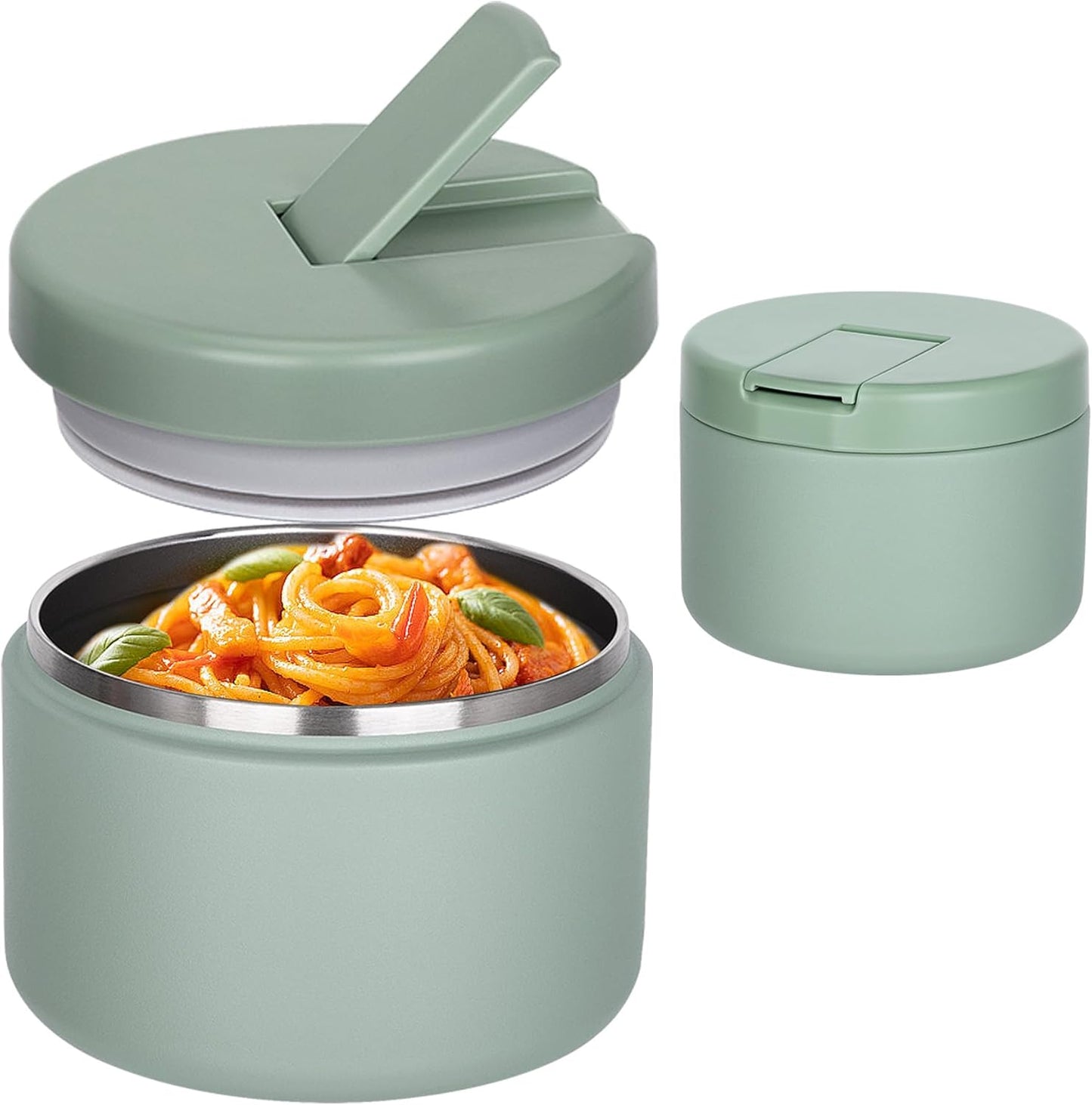Tarro al vacío 12oz acero inox con tapa hebilla para niños