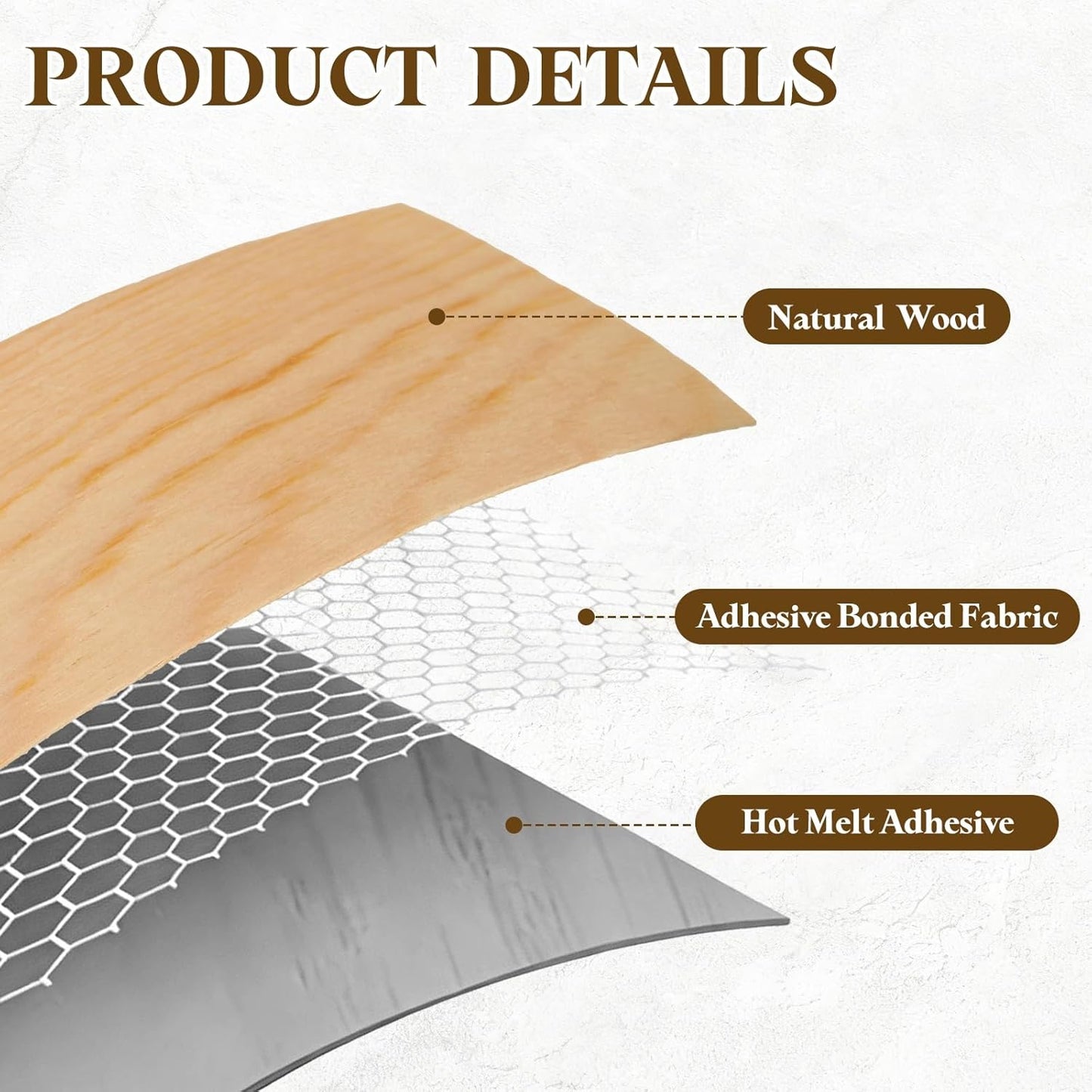 Bandas borde madera pino 3/4pulg x13pies prepegadas