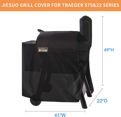 Cubierta parrilla Traeger serie 22 y Pro 575 impermeable cremallera