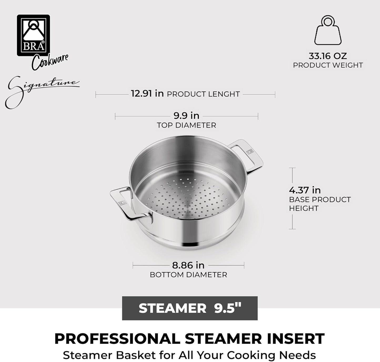 Set Utensilios Cocina Acero Inox 1 Olla 1 Tapa Comp