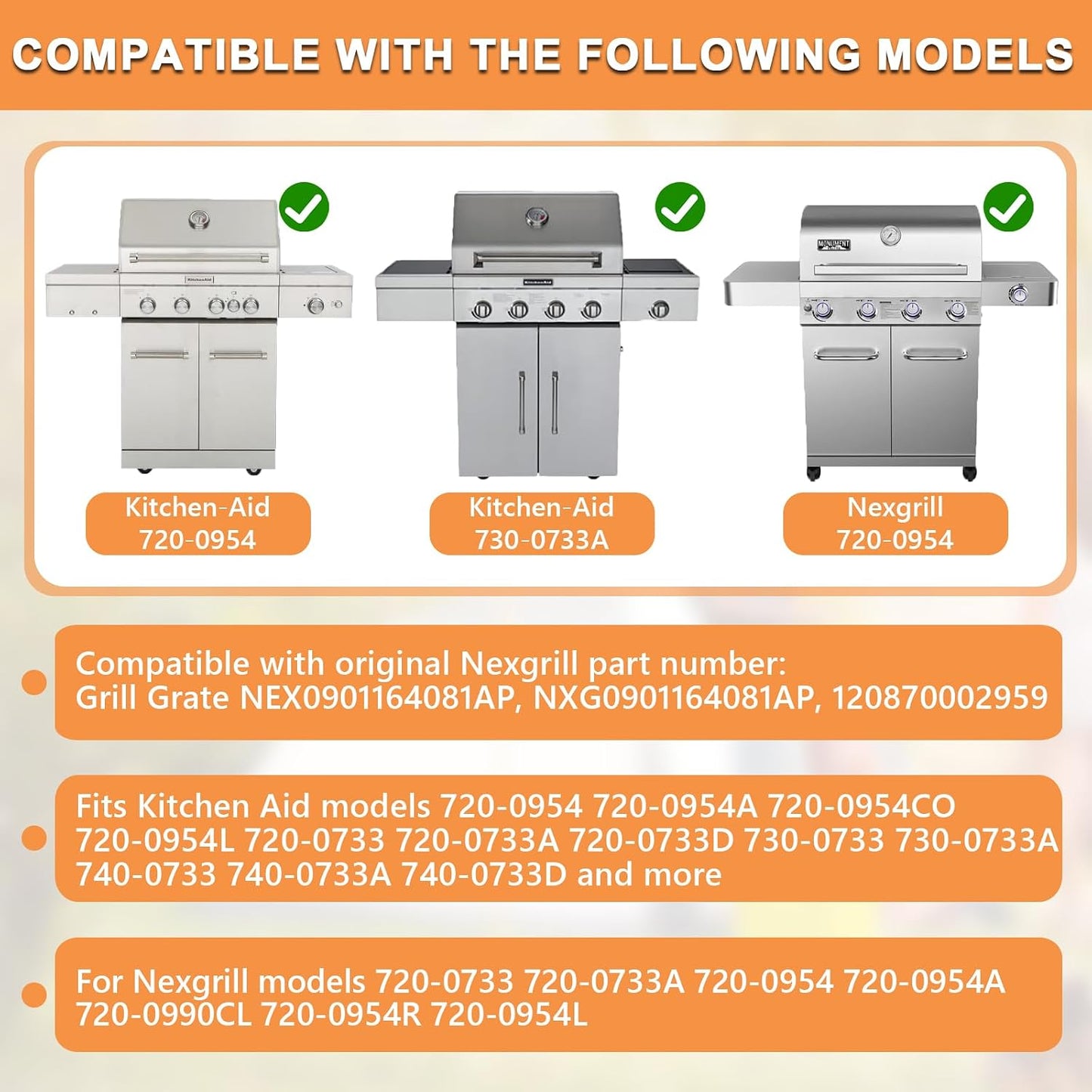 18 Rejillas Parrilla KitchenAid
