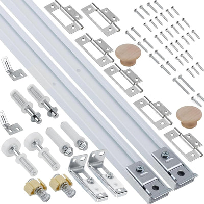Kit herrajes puerta plegable 30pulg 2pzas
