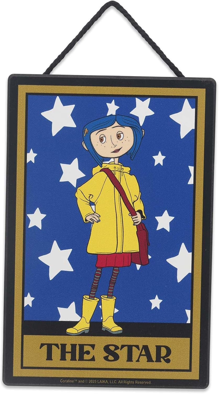 Decoración pared madera colgante Coraline The Star