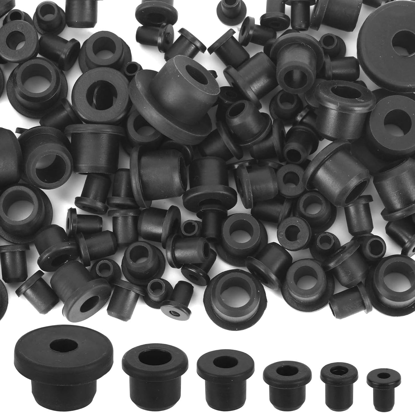 Kit 115 Ojales Silicona Tipo T Reutilizables