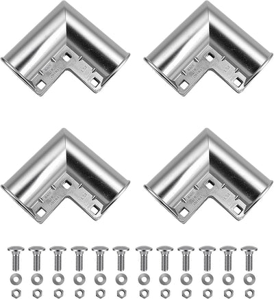 Esquinas puerta aluminio para valla cadena 1-3/8pulg 4 Pzas