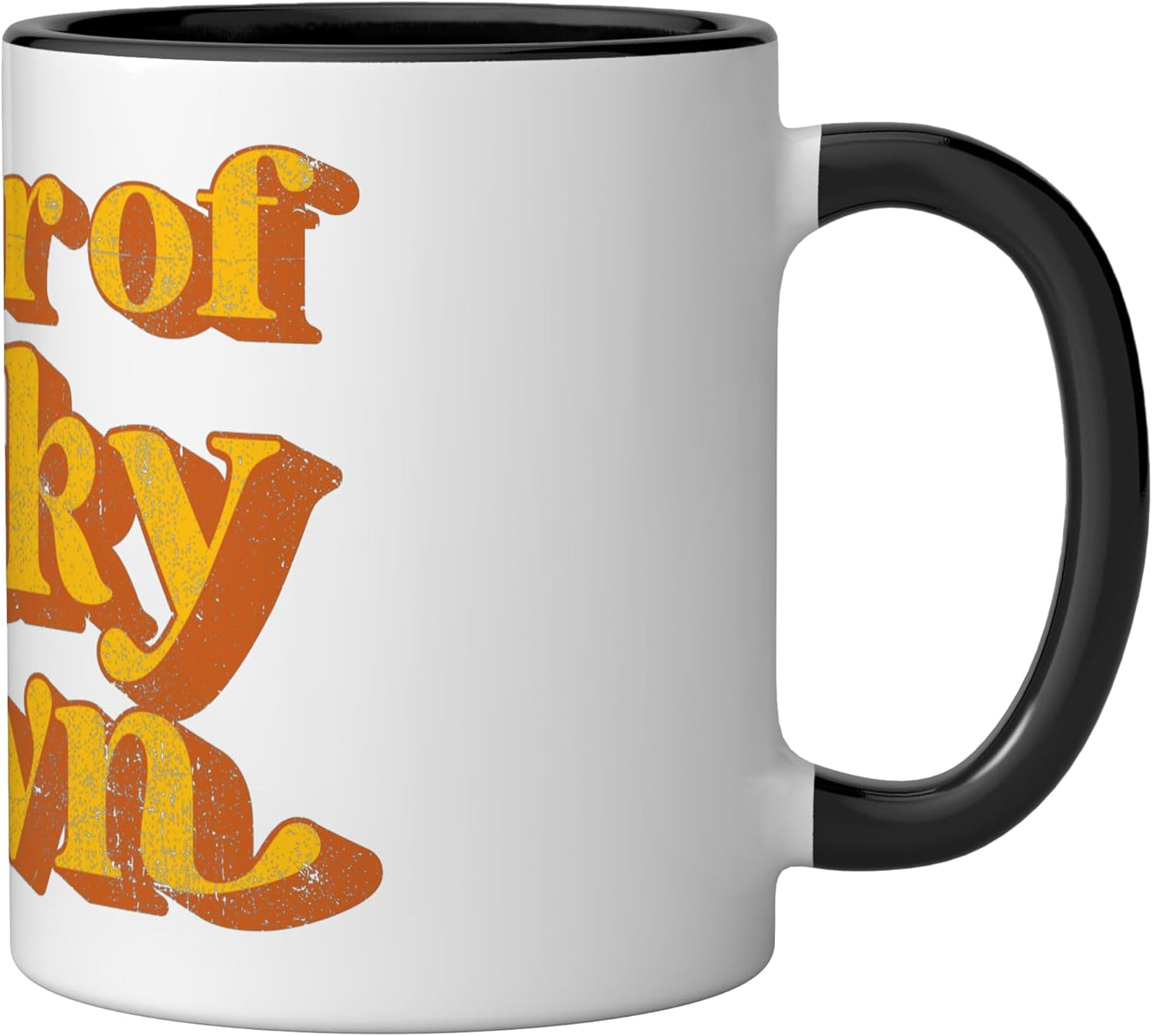 Taza Cerámica 70's Disco Party Negro/Blanco