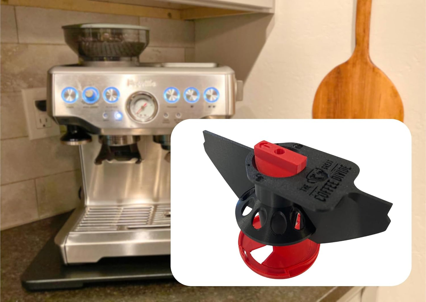 Divisor de cubo de café para Breville Barista Express y Pro