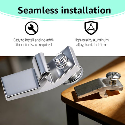 Pack 25 Clips Aluminio Ventana Tormenta 5/16pulg