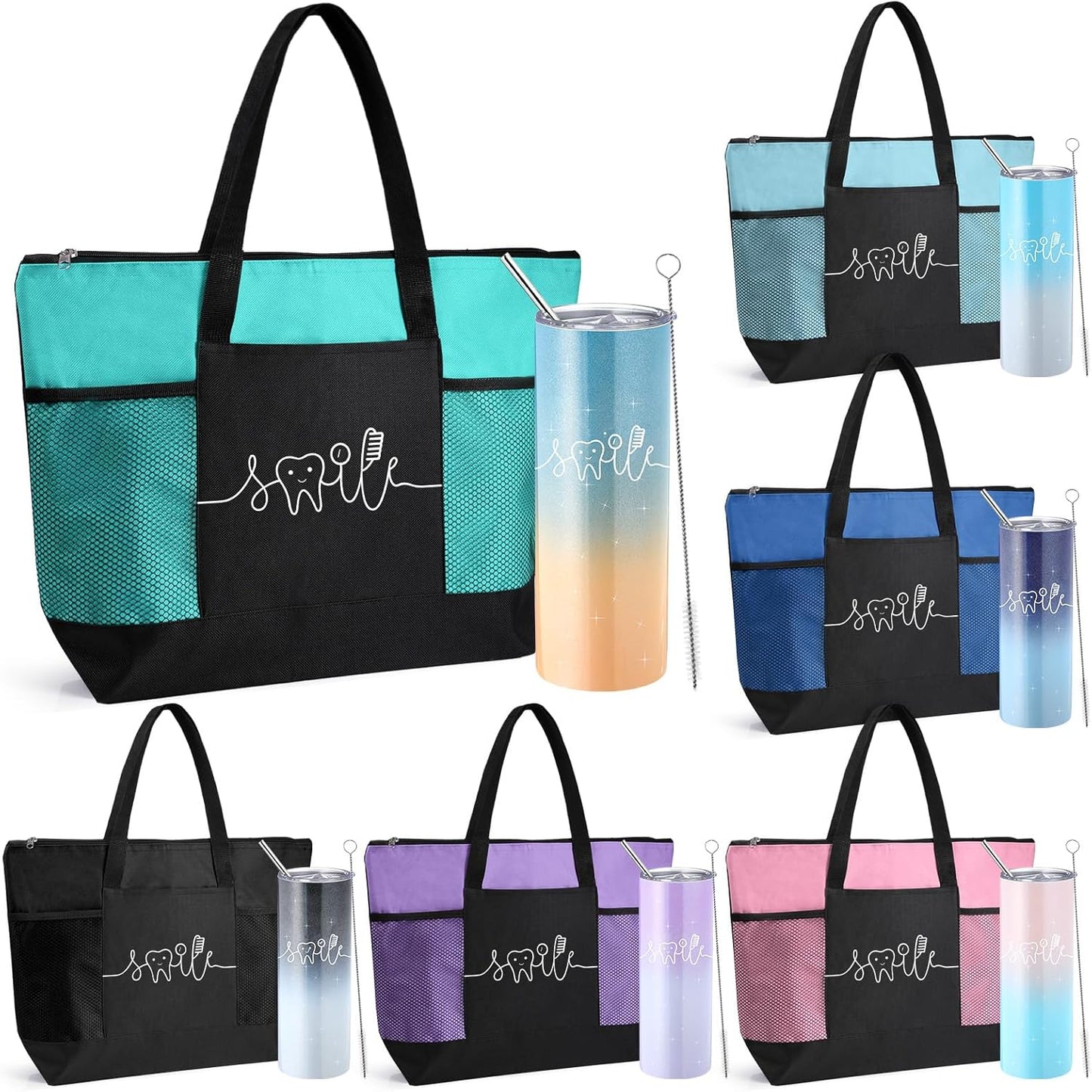 Vaso 20oz colorido regalo dentista asistente