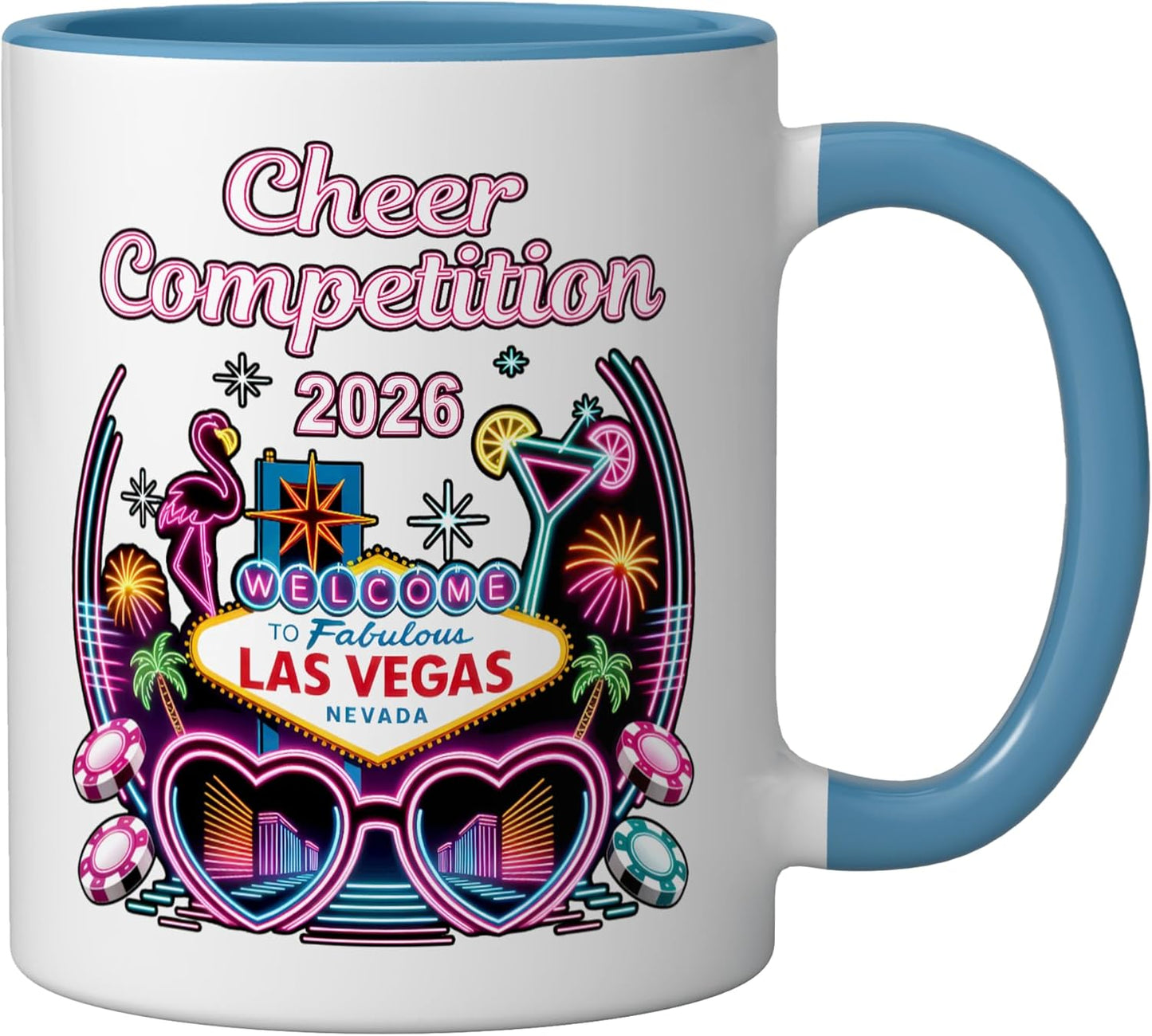 Taza Cerámica Azul/Blanco Set 2