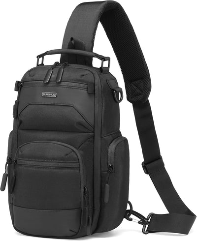 Bolso bandolera antirrobo para hombre con compartimento grande