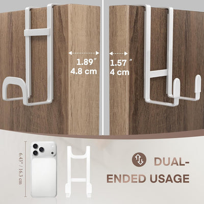 2 Ganchos Puerta Resistentes para Baño y Colgar