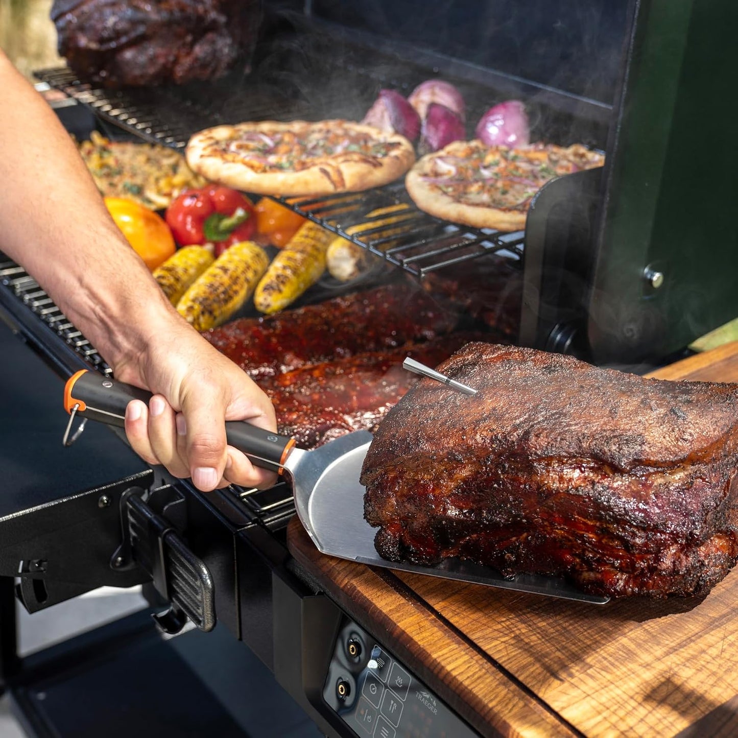 Accesorio parrilla XXL acero inox con espátula