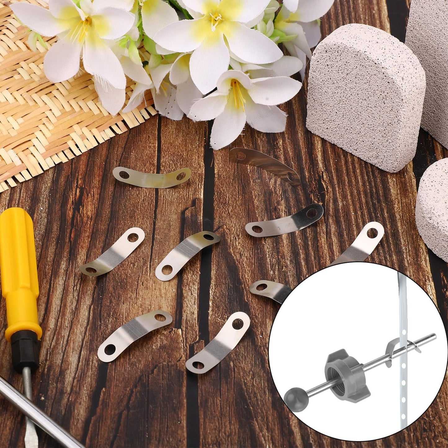 10 Clips Horquilla Acero Inox Comp Danco 34807