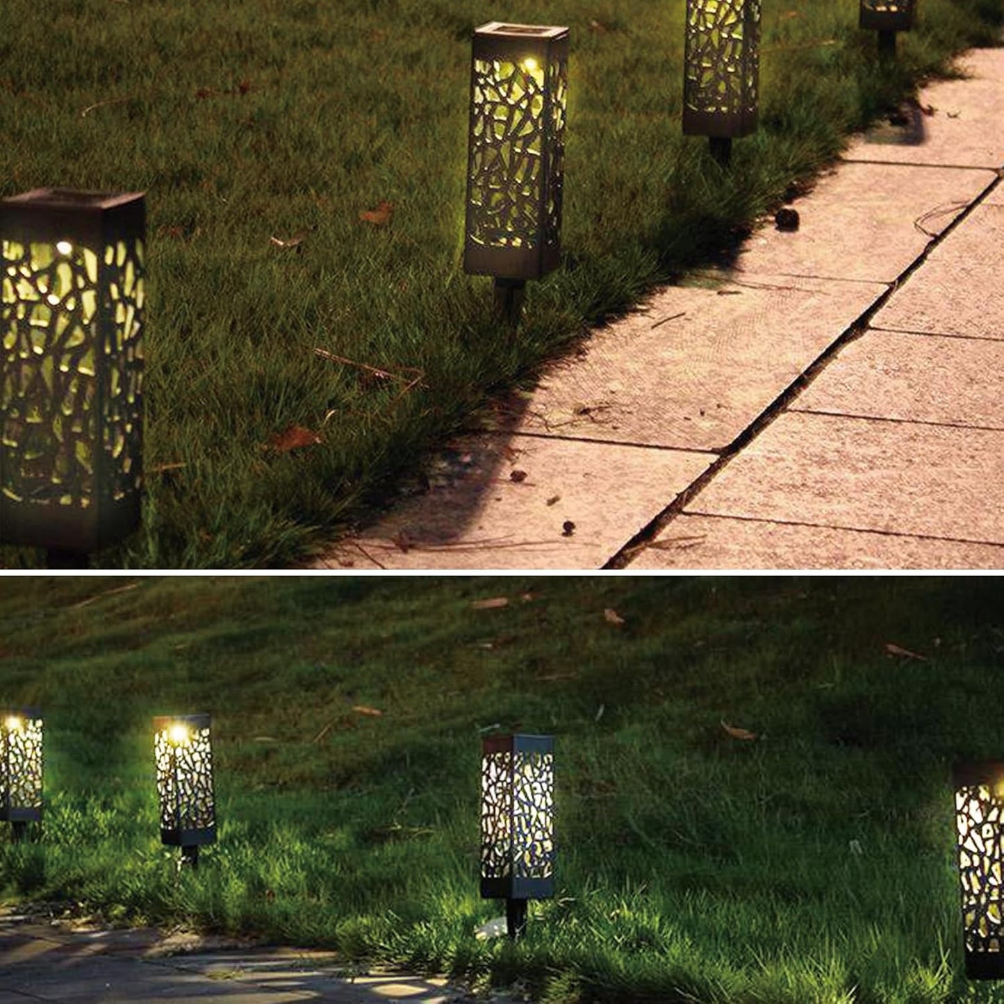 Luces LED jardín solares impermeables para exteriores