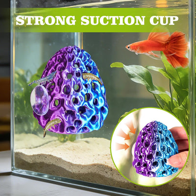 Cúpula camarón ventosa decoración acuario Betta