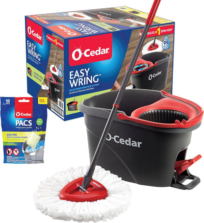 Trapeador giratorio microfibra EasyWring O-Cedar
