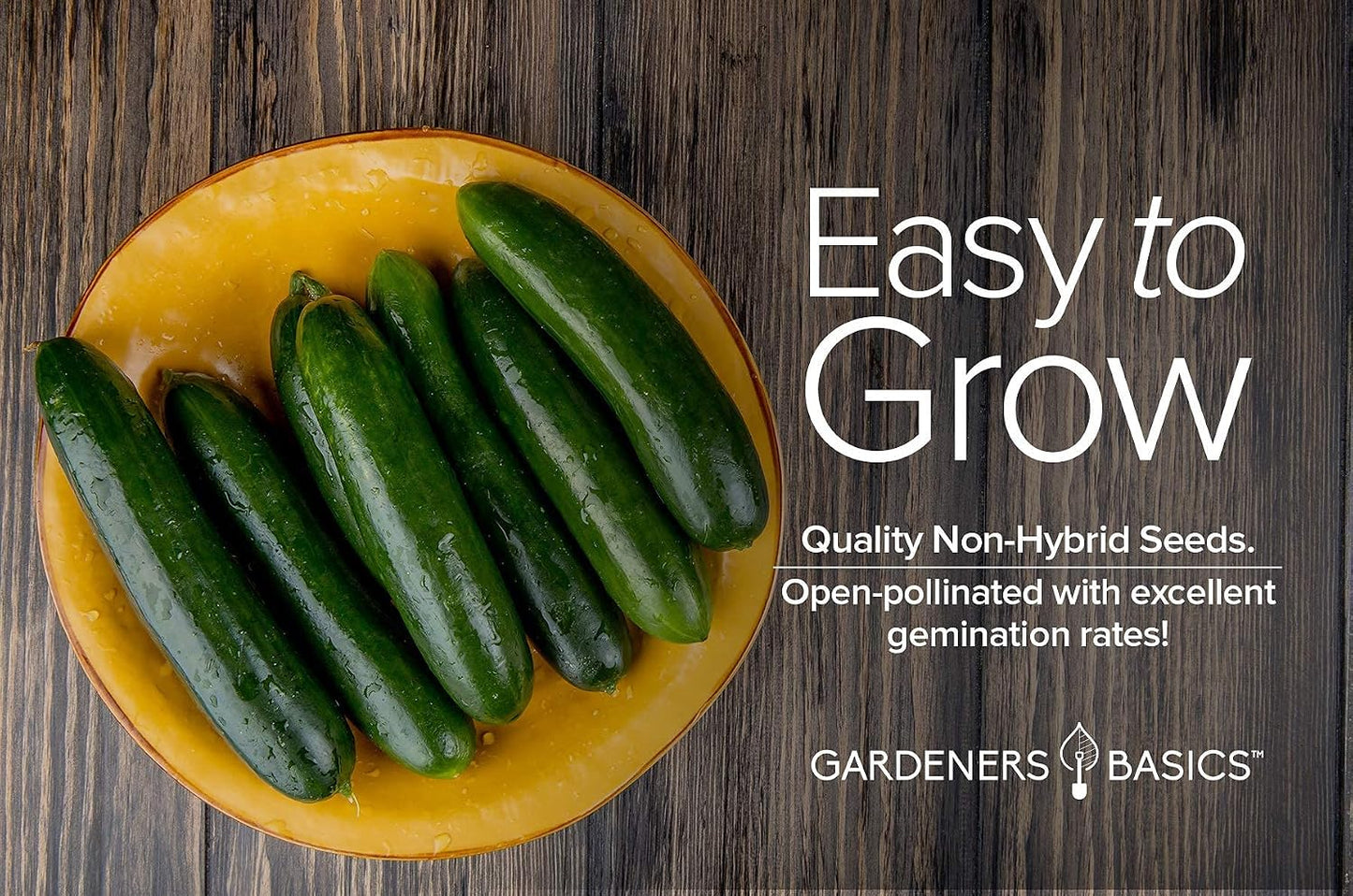 Semillas pepino Cucumis sativus Heirloom para jardinería