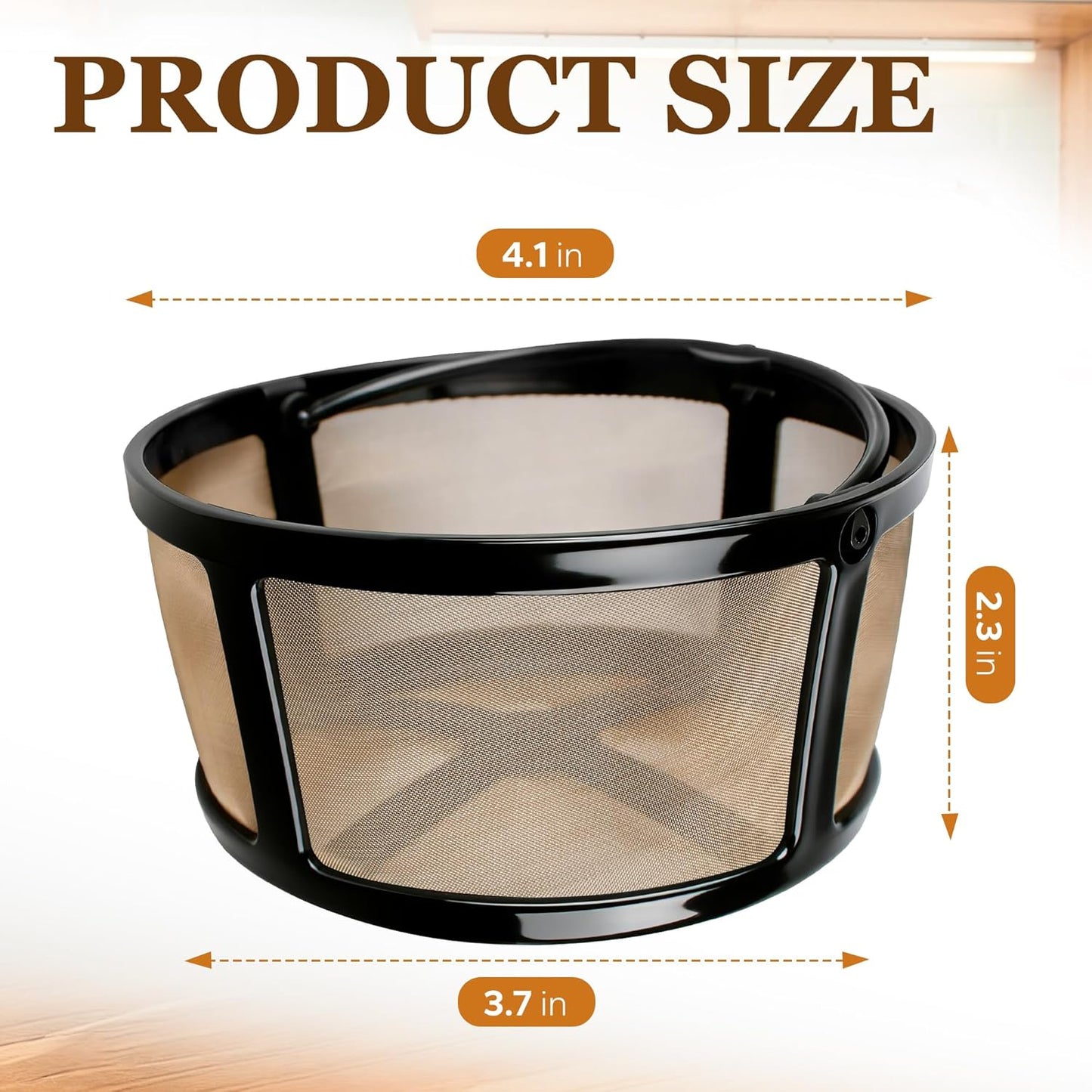 Cesta de filtro de café reutilizable K-Duo para bebidas calientes y heladas