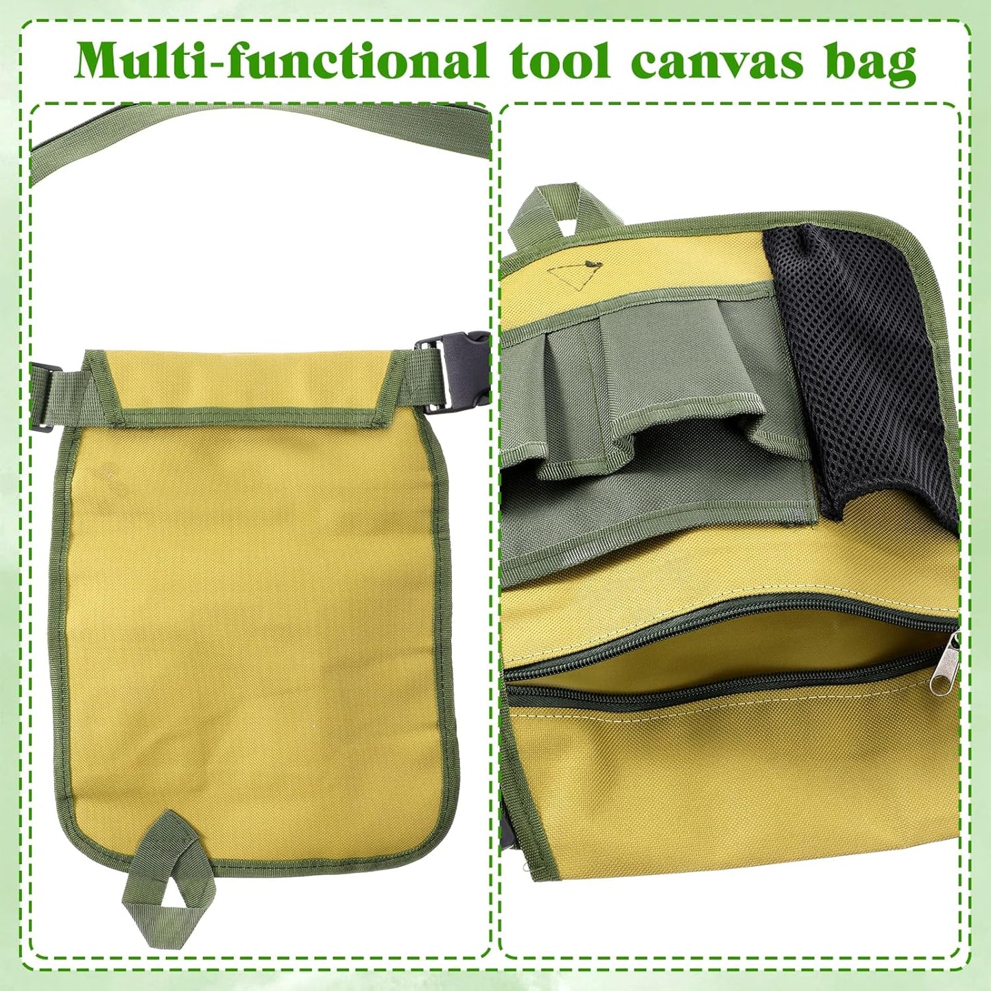 Bolsa herramientas ajustable para electricista y carpintero