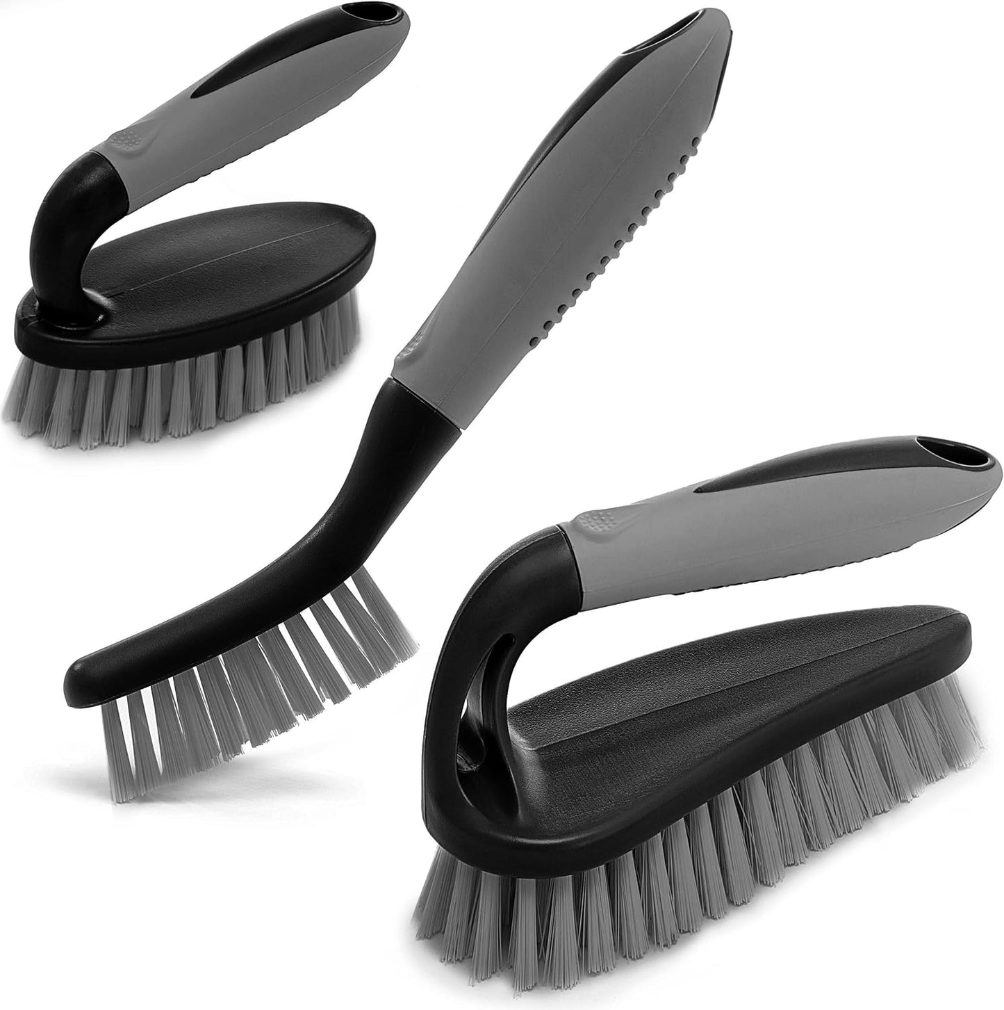 Set 3 Pzas Cepillos Limpieza Ducha Baño Cocina