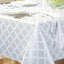 Mantel Laureles Blanco 70x144pulg
