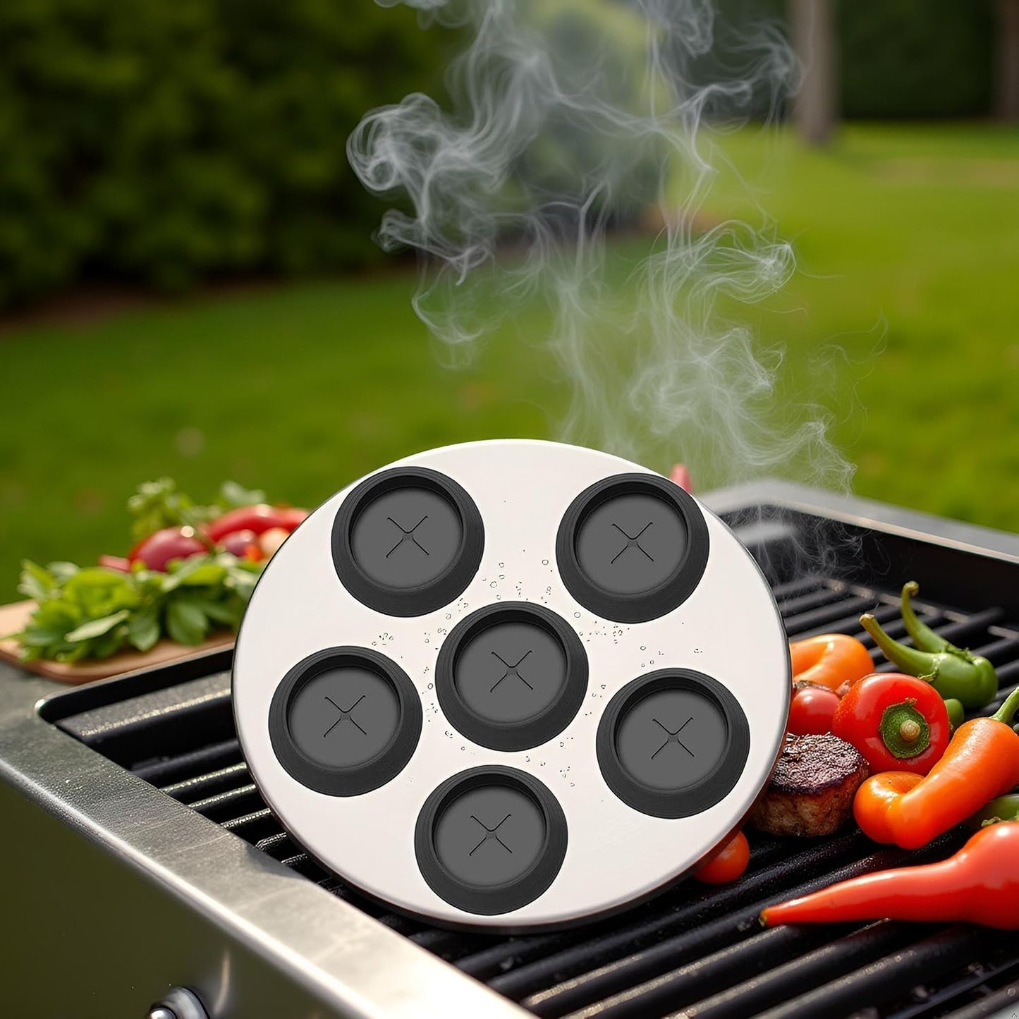 6 Pzas repuesto goma negra para parrilla Traeger y accesorios
