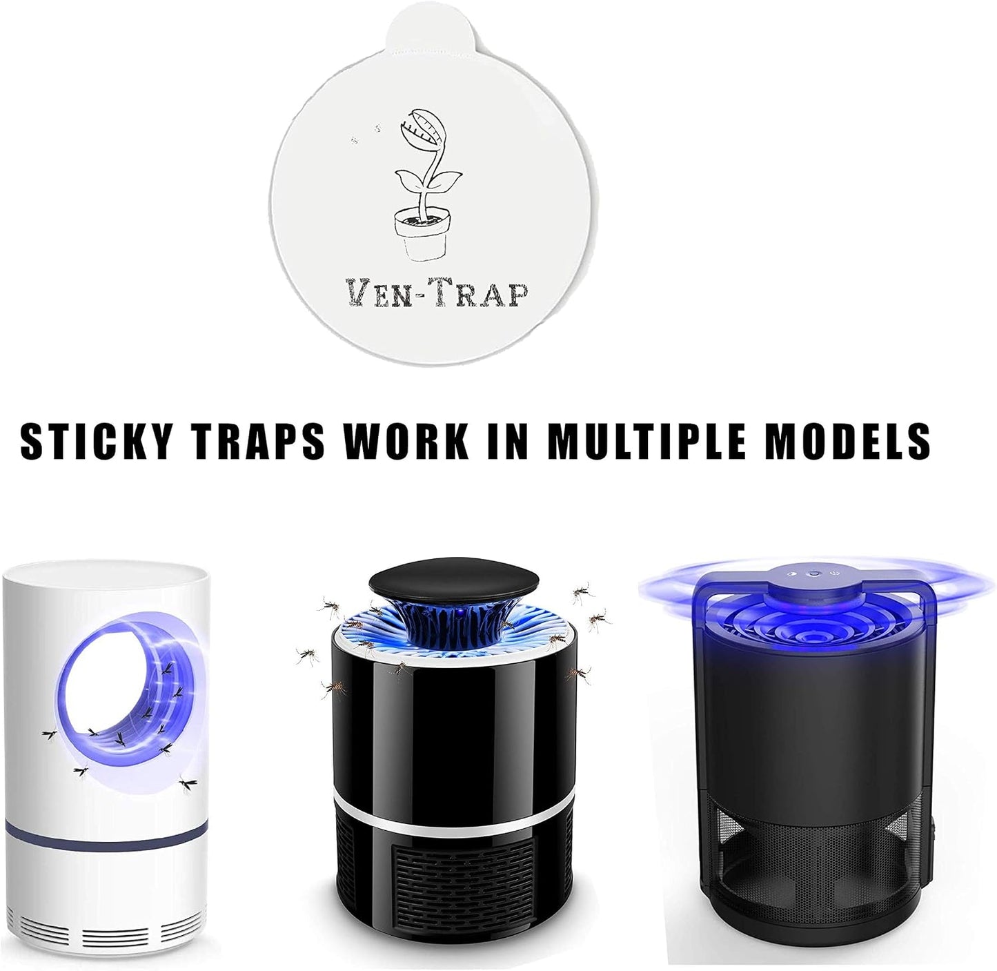 Recambio tablero adhesivo trampa moscas interior 12uds comp Katchy