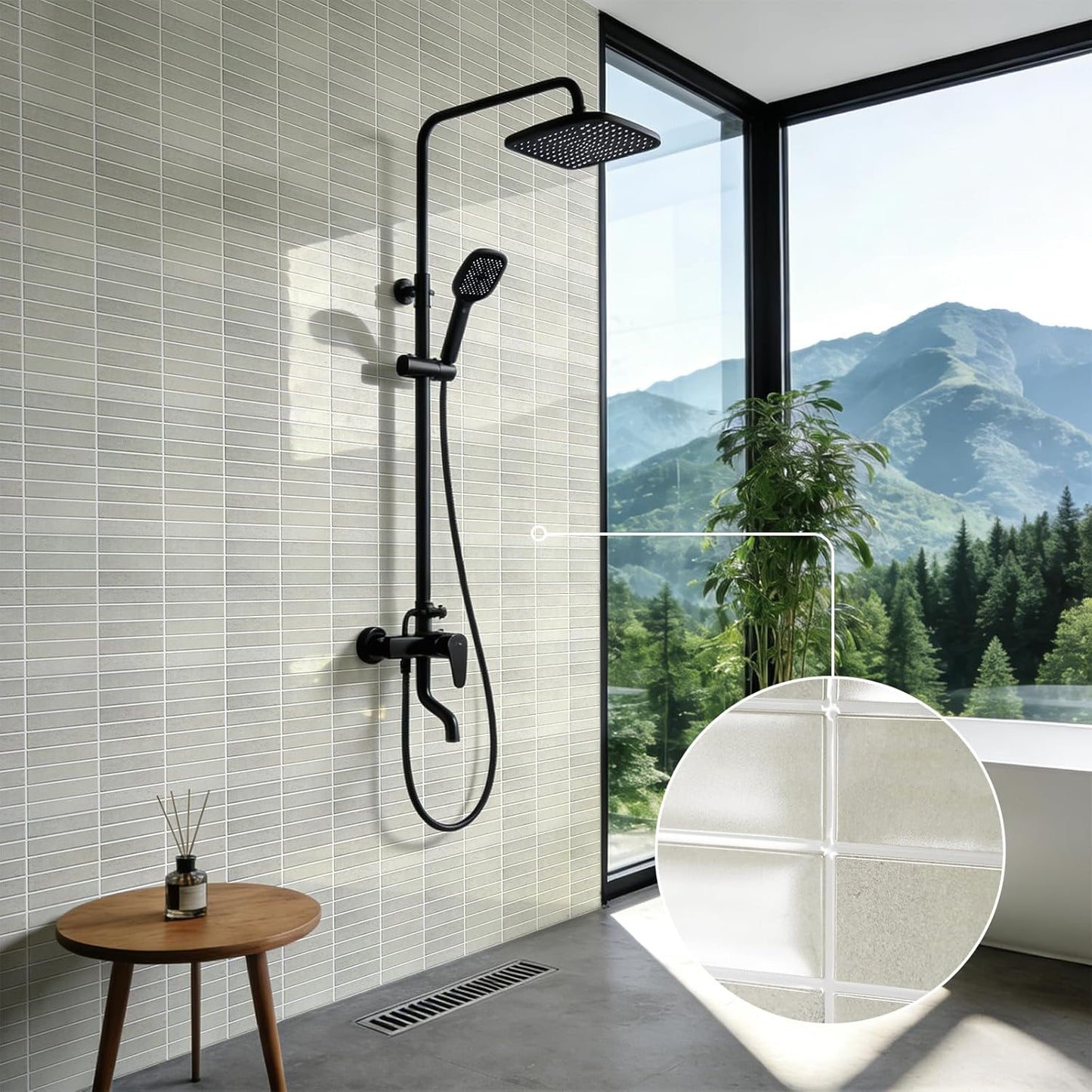 Azulejos pared 3D autoadhesivos impermeables 12x12pulg