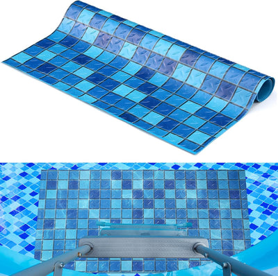 Tapete antideslizante para escalón piscina 36x16pulg
