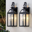Lámpara pared exterior 16pulg sensor amanecer moderna