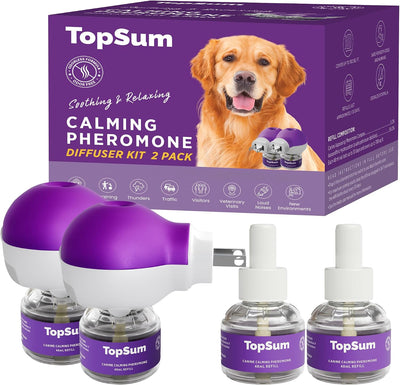 Difusor feromonas calmantes para perros paquete 2