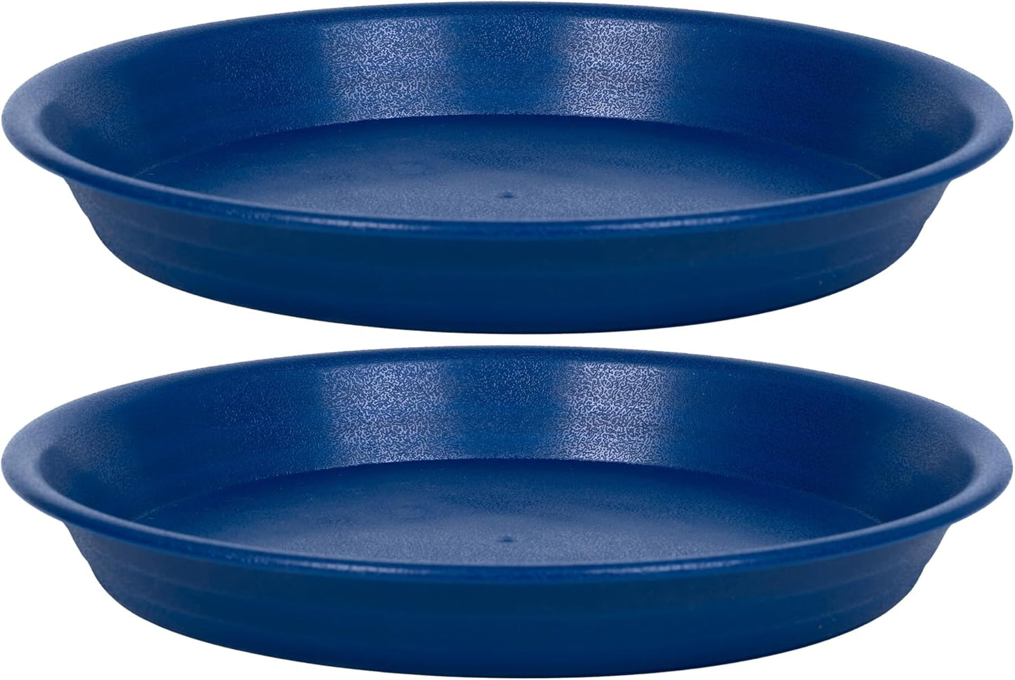 2 Platillos Plástico para Macetas 11-12pulg Interior y Exterior